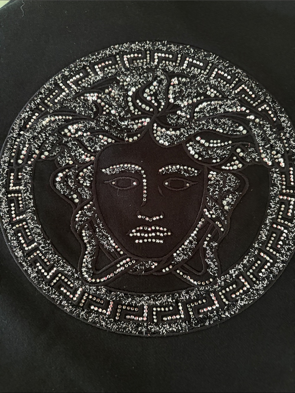 Versace Embellished Medusa With Crystals and Lurex - Picture 4 of 6